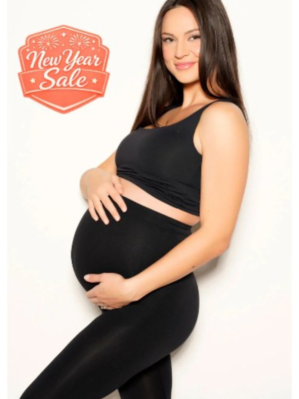 Mamafique Black Maternity leggings